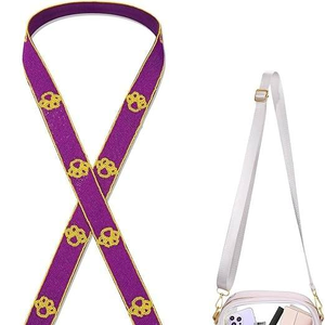 Embroidered and Beaded Bag Shoulder Strap Trendy High Quality Fancy TOUCH DOWN Statement Cute STRAP - Product Image 6