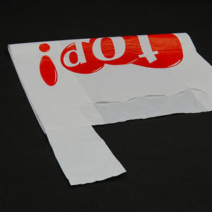 Wholesale Compostable Biodegradable T-shirt Grocery Carrier <b>Bag</b> with Handles <b>Dispenser</b> Shopping Supermarket <b>Plastic</b> <b>bag</b> on roll - Product Image 4