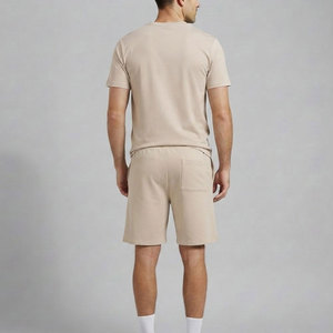 Stylish <b>Men</b> Two Piece Shorts Set Featuring Short Sleeve T <b>Shirt</b> And Comfortable Matching Shorts <b>For</b> Casual <b>Summer</b> Wear - Product Image 2