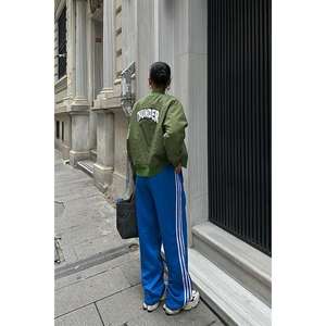 เสื้อแจ็คเก็ตบอมเบอร์แบบมีซี่โครงยี่ห้อ Michonne รุ่น 7059 -08 สำหรับฤดูใบไม้ร่วง - Product Image 3