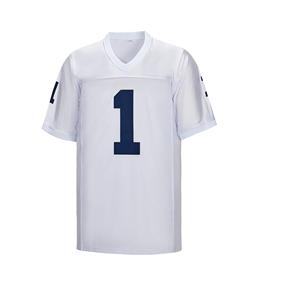 Camisetas de fútbol americano de malla de poliéster personalizadas para hombre, camisetas transpirables de talla grande con mangas cortas, conjuntos con estampado sublimado - Product Image 6