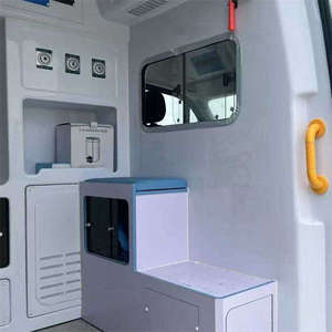 Ambulancia de Cuidados Intensivos de Techo Alto y Distancia Entre Ejes Media / Camión de Rescate Médico / Vehículo de Emergencia con Motor Turbo de Gasolina - Product Image 5