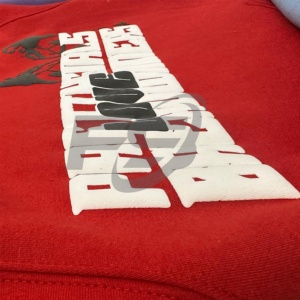 Sudadera con Capucha Personalizada, Tejido Grueso de 400 g/m², 100% Algodón, Estilo Vintage, Impresión Puff, Tinte para Prendas, Talla Grande, Impresión Puff 3D - Product Image 6