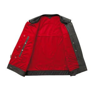 เสื้อกั๊กหนังรถจักรยานยนต์สีดำคลาสสิกสำหรับผู้ชายเสื้อกั๊กสไตล์คลับสำหรับฤดูใบไม้ร่วง - Product Image 4