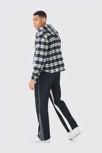 กางเกงวิ่งผ้าฟลีซสำหรับผู้ชายกางเกงวอร์มกางเกงใส่สบายพร้อมซิปปิดสำหรับออกกำลังกายในฤดูหนาว - Product Image 3