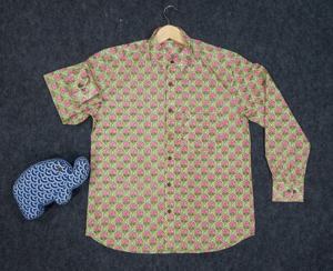 เสื้อเชิ้ตผ้าคอตตอน100% ลายดอกสำหรับผู้ชายเสื้อเชิ้ตสั่งพิมพ์ลายดอกสำหรับใส่ได้ตามต้องการ - Product Image 2