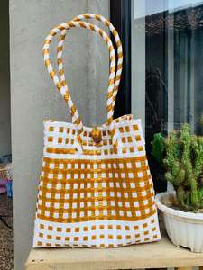 Bolso de mano ecológico de mujer Premium tejido de plástico reciclado de alta calidad de Indonesia al por mayor - Product Image 2