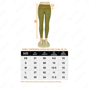 Pantalones de Yoga de cintura alta de LICRA de poliéster transpirable para mujer, mallas largas sexis de talla XXL con patrón sólido, mallas de Yoga con cintura elástica - Product Image 6