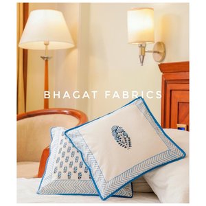 Fundas De Almohada decorativas de algodón puro, funda de cojín con estampado de bloque de mano, funda de cojín bohemio para decoración del hogar, compra a granel - Product Image 2