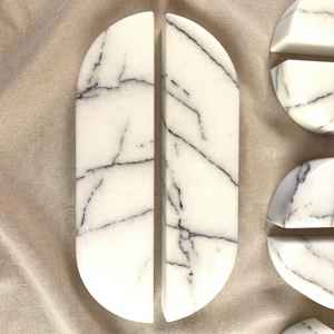 มือจับประตูหินอ่อนสไตล์อาร์ตเดโคสุดหรูจาก TCE สำหรับบ้าน สำนักงาน โรงแรม ตู้เสื้อผ้า ทนทาน คุณภาพพรีเมียม ผลิตด้วยมือ - Product Image 4