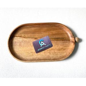 Platos de Servir de Madera de Mango Orgánica Ecológica, Platos de Charcutería Vintage, Vajilla, Bandeja para Comida, Bandeja para Té, Café y Desayuno - Product Image 2