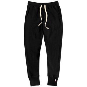 Pantalons de jogging décontractés en molleton de coton pour hommes avec ourlets élastiques, taille à cordon de serrage, prix bas, pantalons de survêtement, pantalons de survêtement en tissu de coton - Product Image 3