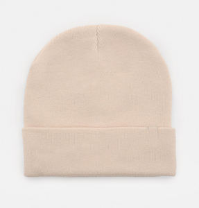 Bonnet d'hiver unisexe en tricot doux de couleurs unies, nouveau bonnet hip hop à la mode avec logo personnalisé pour hommes et femmes - Product Image 1