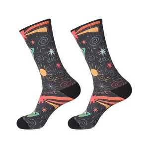 Calcetines deportivos de alta calidad hechos a medida para hombres Color sólido Algodón Diseño de impresión Logo Directo de fábrica al por mayor para deportes de invierno - Product Image 1