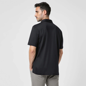 Camiseta Polo de algodón 100% para hombre, patrón sólido, nuevo diseño, tejido antiarrugas, moda informal, manga corta, veraniego, OEM - Product Image 4
