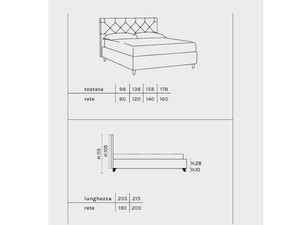 Cama Ortopédica Moderna Tapizada con Diseño Lineal y Cabecera Elegante Almacenamiento Ecológico Disponible en Tela/Cuero Sintético para Cama King/Queen - Product Image 4
