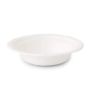 400Ml Round White Sugarcane Bowls Soup <b>Noodle</b> Shop Single Use Containers For Household Products - 1000 pcs/carton - Product Image 2
