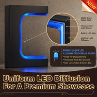 Bloc acrylique, support de présentation en acrylique, présentoir à gâteaux, présentoir à desserts, ensemble de cubes lumineux LED givrés