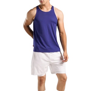 Bodybuilding Activewear Workout Tank Top Mesh Fabric Gym Training Wear Custom Color High Quality Breathable Vest <b>Singlet</b> - Product Image 2