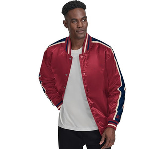 Chaqueta Bomber de Diseño 2025 al por Mayor, Chaqueta Satinada de Alta Calidad para Hombre, Diferentes Colores, Nueva Llegada, Estilo Urbano, con Parches - Product Image 2