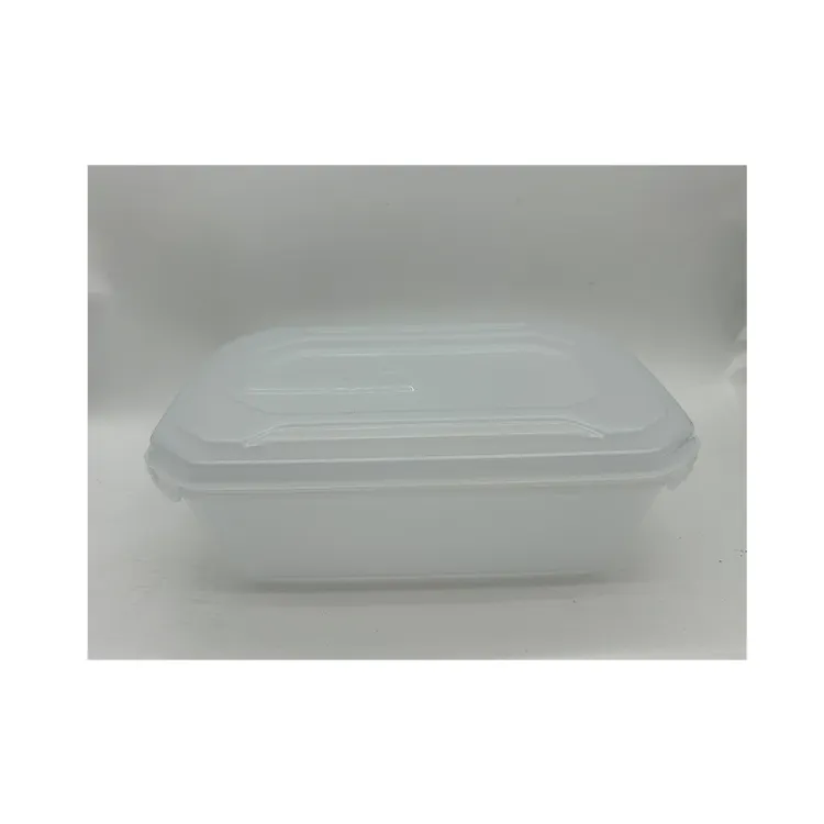 Emballage de boîte en plastique de plateau de cour de 38oz d'excellente qualité au meilleur prix Récipients de stockage d'aliments réutilisables