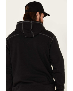 OEM Custom Contract Stitch Hoodie Hombres Oversize White Stitching Pullover Hoodies - Product Image 5