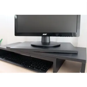 Ergonomic Multi-Purpose <b>Computer</b> Stand Monitor Riser with <b>Storage</b> - Product Image 3