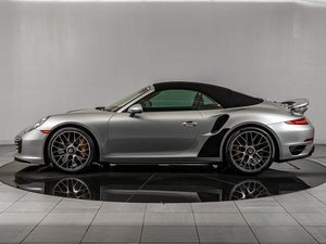 รถ Porsche 911 Turbo S Convertible ปี 2014 สภาพดีมาก พร้อมล้อแม็กซ์ เบาะหนัง ระบบนำทาง สตาร์ทเครื่องด้วยรีโมท หลังคาซันรูฟ กล้องมองหลัง พร้อมใช้งาน - Product Image 1