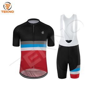 Kit de ciclismo con estampado de sublimación para hombre, Diseño de equipo único, tela transpirable, ajuste para adultos con opciones de talla grande, uniforme de ciclismo - Product Image 4