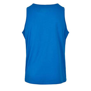 Débardeurs de gymnastique 100% coton de haute qualité pour hommes séchage rapide conception à col rond respirant vêtements de fitness taille personnalisable couleur débardeur - Product Image 5