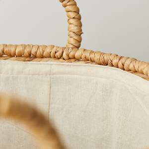 ขายส่ง!!!!! ตะกร้าใส่ของตกแต่งบ้านตะกร้าใส่ของตกแต่งบ้านทำจากผักตบชวาด้วยมือ - Product Image 6