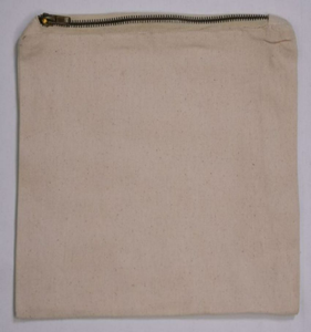 Bolsa de Cosméticos de Viaje de Lujo, Pequeña, Blanca, de 3x4 Pulgadas, con Cierre, de Lona de Algodón Ecológica, con Logotipo Personalizado, para Lápices, Regalo - Product Image 6