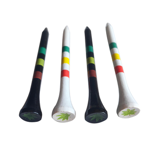 Prezzo diretto della fabbrica Standard di qualità Eco Friendly strisce di stampa Golf piolo di bambù Golf tee per i fornitori all'ingrosso alla rinfusa
