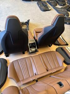 Asientos Traseros de Lujo en Cuero de Calidad para M8 (G23/G24) - Color Marrón, Asientos Tipo Bucket de Fibra de Carbono, Accesorios Interiores para Auto - Product Image 5