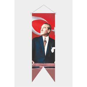 Drapeau personnalisé Atatrk Swallowtail, impression numérique, drapeau de plage, coton, nylon, plastique, polyester, matériau en fibre de verre, mât de drapeau personnalisé - Product Image 5