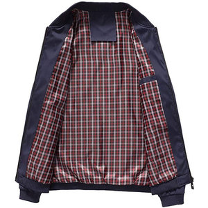 Men's High Street Style Winter Jacket Customizable High Quality Stand Bomber Windbreak OEM Blank Service Plain <b>Fabric</b> Design - Product Image 2