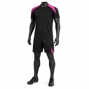 Customizable Soccer Uniform <b>Set</b>-100% Polyester Stretch & Breathable <b>Waterproof</b> Anti-Bacterial Quick Dry - Product Image 3