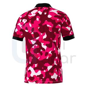 2025-26ของผู้ชายแห้งเร็วสีทึบกอล์ฟสำหรับโปโลเสื้อยืดระบายอากาศผ้าถักออกแบบสวยงามลำลองคู่กีฬาสำหรับโปโล - Product Image 4