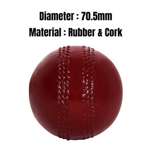 Balles de cricket personnalisées professionnelles 100% cuir de haute qualité pour l'entraînement Logo OEM Vente en gros - Product Image 2