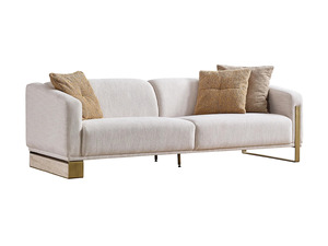Sillón Moderno Tapizado en Terciopelo con Brazos Acolchados y Patas de Metal para Sala de Estar, Muebles para el Hogar - Product Image 2