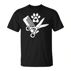 Camiseta a juego para el personal futuro de peluquería canina, para hombres y mujeres, para amantes y dueños de perros - Product Image 2