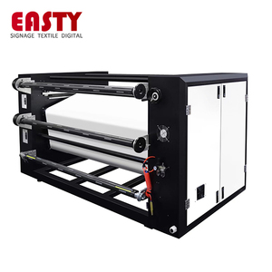 Máquina de transferencia de calor de tambor de aceite rotatorio de gran formato Prensa de calor de rollo a rollo - Product Image 3