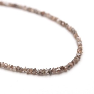 Perles non coupées en diamant de Champagne brun naturel pour la fabrication de bijoux 2-3mm véritables perles de diamant brut brut sans conflit au meilleur prix - Product Image 2