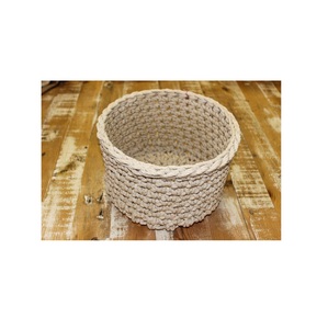 Joli panier de rangement en macramé salle de bain pépinière chambre salon décoration accessoires ménagers utilisation dans les hôtels bars - Product Image 6