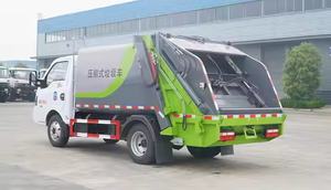 ระบบไฮดรอลิกความจุ5ตันรถบรรทุกขยะขนาดเล็กออกแบบด้านข้างสำหรับการจัดการขยะ - Product Image 5