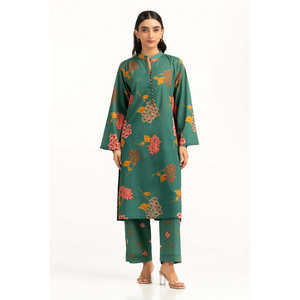 Ensemble coordonné décontracté IUSTTS-1316 Hauts à manches trois quarts imprimés en fil lurex - Product Image 1