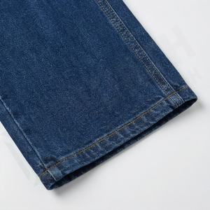 Pantalones Vaqueros Holgados con Botones Personalizados para Mujer, Cintura Alta, Elásticos, Pierna Recta, Bolsillos, Estilo Casual, Color Sólido, Verano, Ropa Premium - Product Image 6