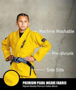 BJJ GI jiu jitsu brasileño niños kimono artes marciales GI uniforme de agarre ligero para niños algodón suave costura duradera - Product Image 2