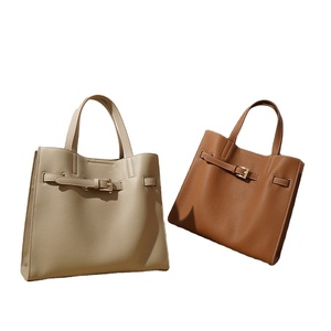 Nouveau sac à main décontracté pour femme de haute qualité, en cuir de vache véritable, avec fermeture éclair et ouverture, grande capacité, sac bandoulière - Product Image 1