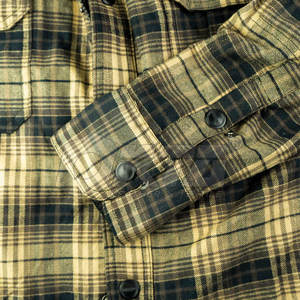 Nouvelle arrivée coupe automatisée moto flanelle chemise conception unique prix de gros hommes moto flanelle chemises - Product Image 4